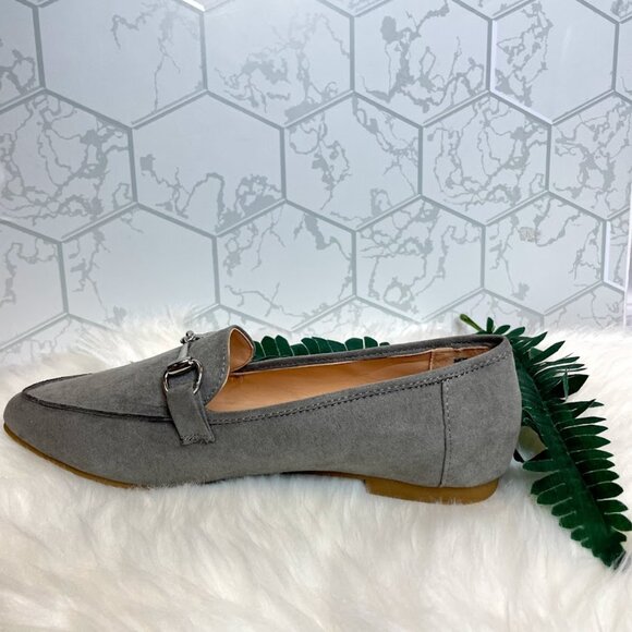 GREY SUEDE LOAFERS - Picture 6 of 7